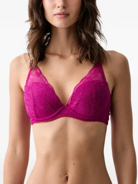 Sutien Chantelle din dantelă roz