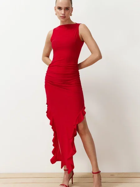 Rochie de cocktail Trendyol roșu