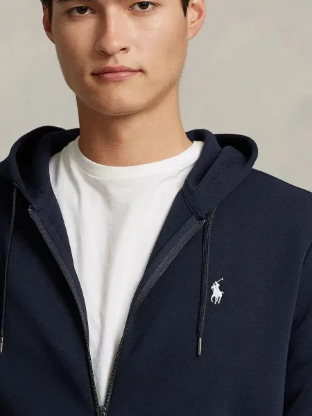 Кофта Polo Ralph Lauren з капюшоном однотонна чорний