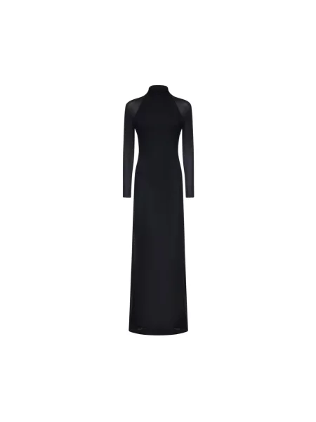 Sukienka maxi Alaïa czarna