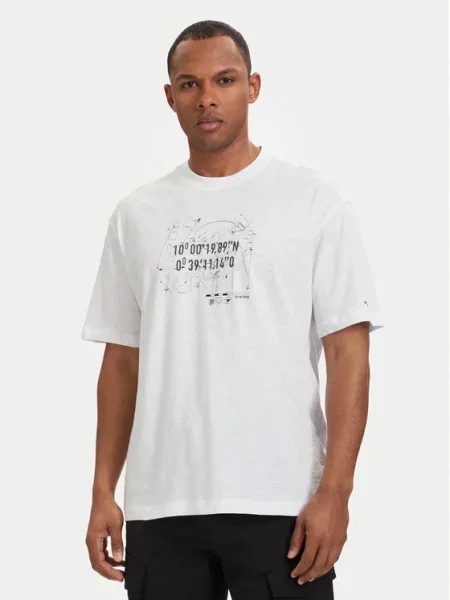 G-Star Raw Tricou Coord alb