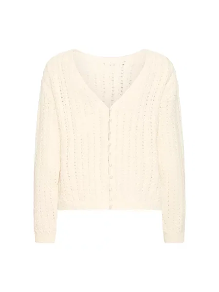 Dzianinowy sweter Ichi beżowy