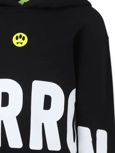 Bluza z kapturem dziecięca Barrow czarna