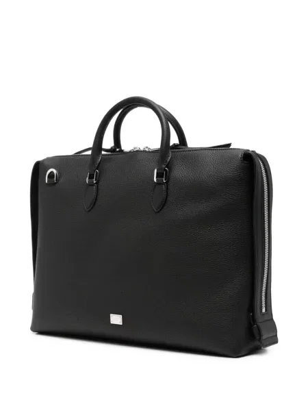 Servietă Dolce & Gabbana din piele negru