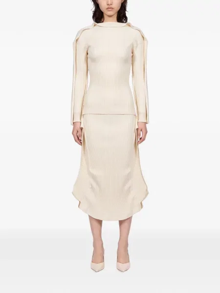 Top Issey Miyake tricotate cu volane