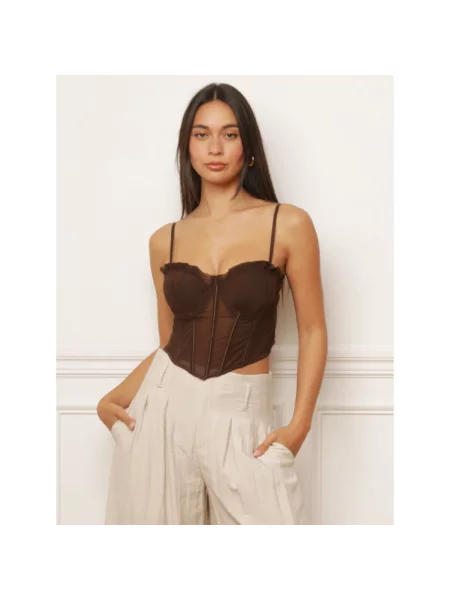 Top La Modeuse maro