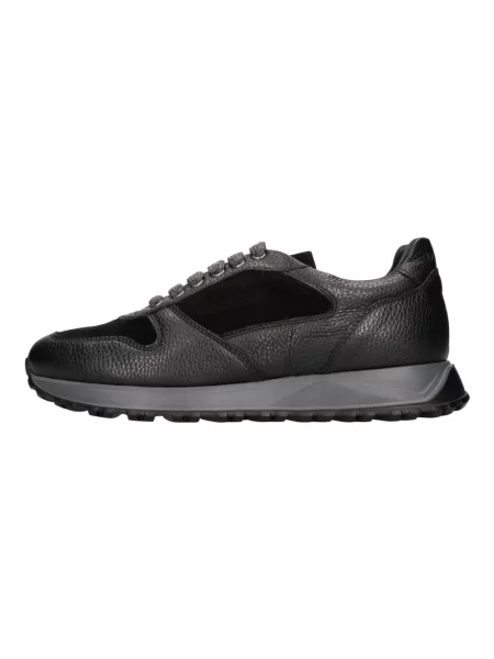 Sneakersy Doucal's zamszowe czarne
