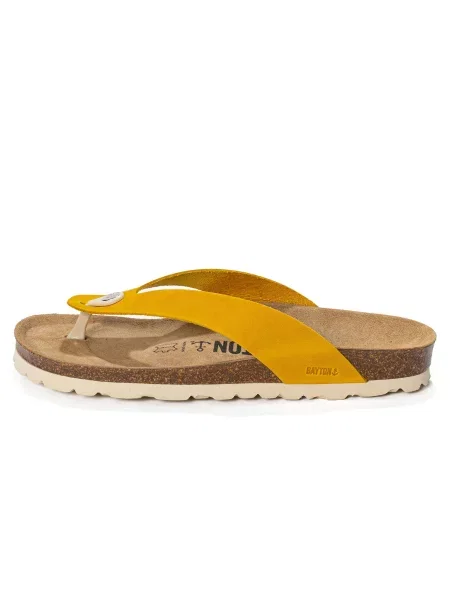 Bayton Flip-flops Lucca curry galben