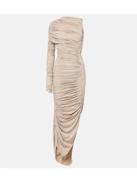 Odgovarati maksi haljina Mugler zlatna