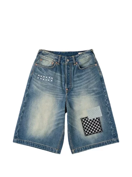 Džínové šortky Evisu modré