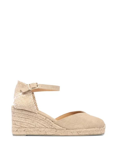 Espadrile Castaner cu pană cu cataramă