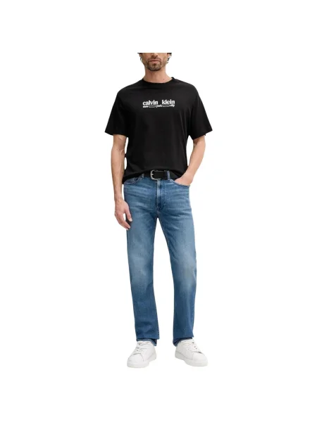 Džínsy Calvin Klein Jeans modrá