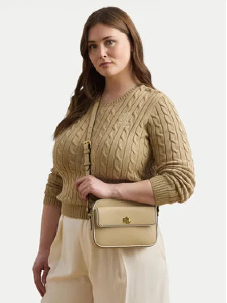 Kabelka LAUREN RALPH LAUREN béžová