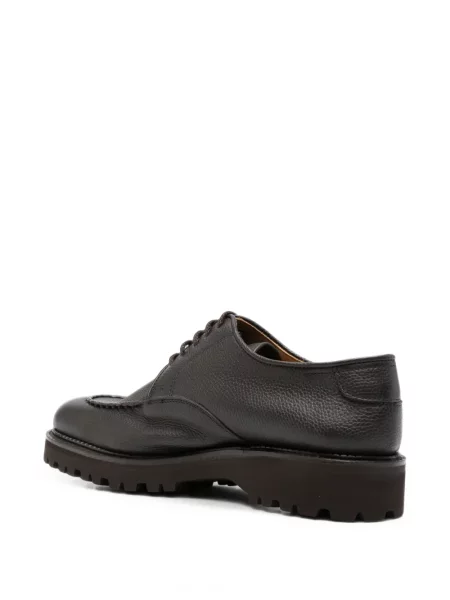 Pantofi derby John Lobb din piele maro