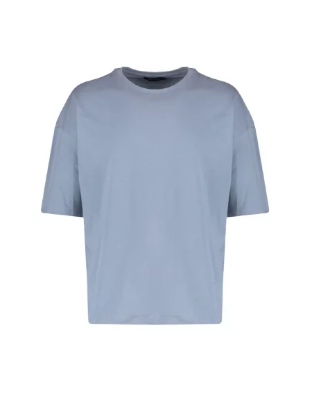 Trendyol Tricou fumuriu albastru