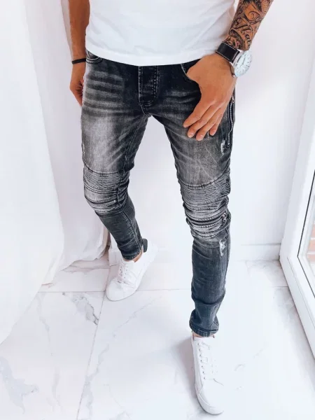 Spodnie jeansowe Dstreet czarne
