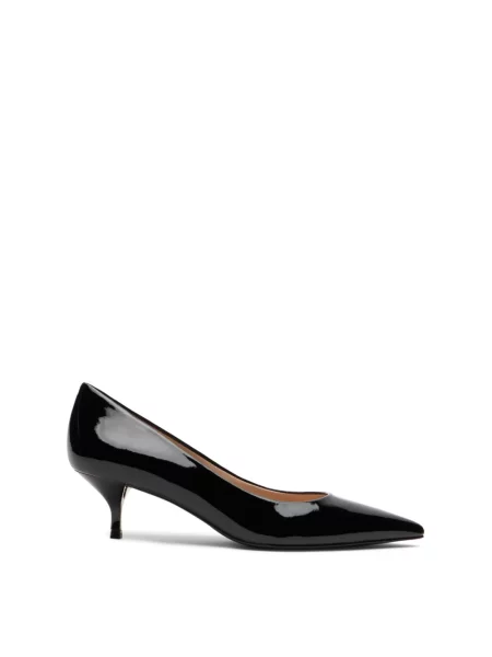 Czółenka Stuart Weitzman skórzana czarna