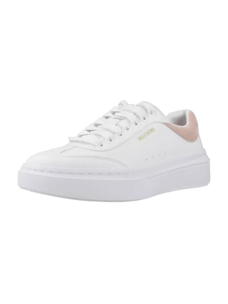 Sneakersy Skechers skórzane klasyczne białe
