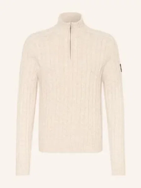 Belstaff Sweter Z Golfem Westport beige beżowy