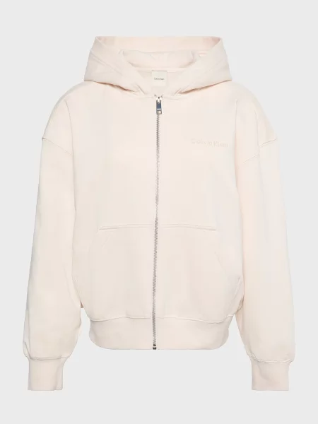 Махрове худі Calvin Klein біле
