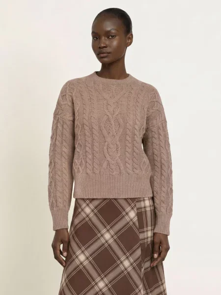 Weekend Max Mara Sweter Alben braun