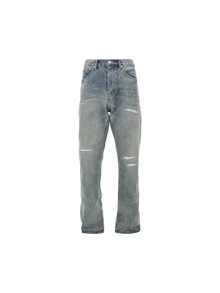 Jeansy straight leg Purple Brand niebieskie