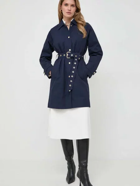 MICHAEL Michael Kors płaszcz przejściowy granatowy