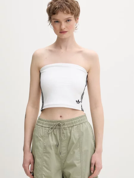Adidas Originals crop top bež