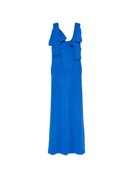 Rochie maxi By Malene Birger cu funde albastru