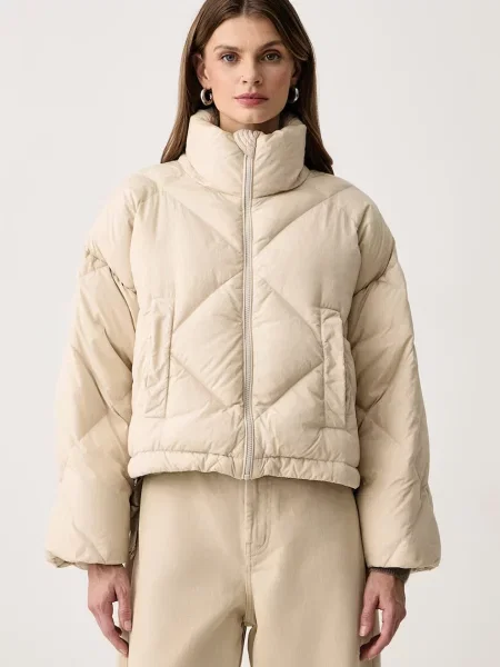 Weekend Max Mara kurtka puchowa WKDEDITO beżowa
