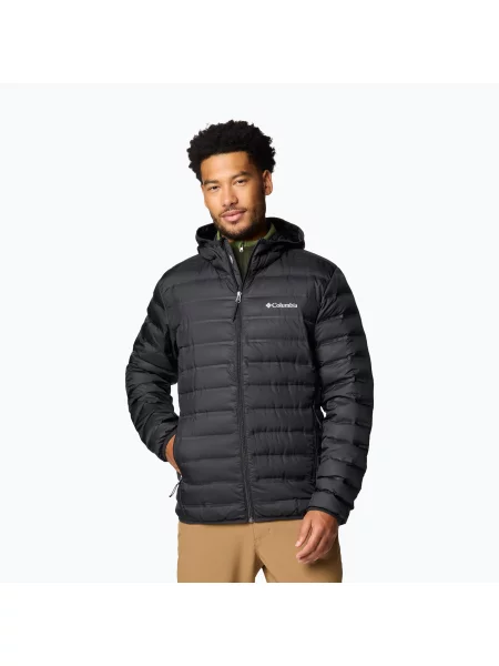 Kurtka o kroju regular fit z efektem pikowania model Lake Columbia czarna