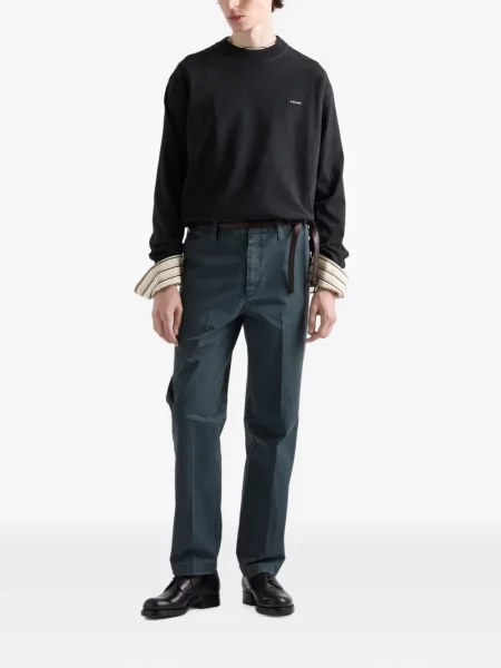 Lung tricou Prada negru