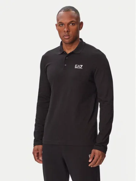 Emporio Armani Polo majica PJVUZ črna