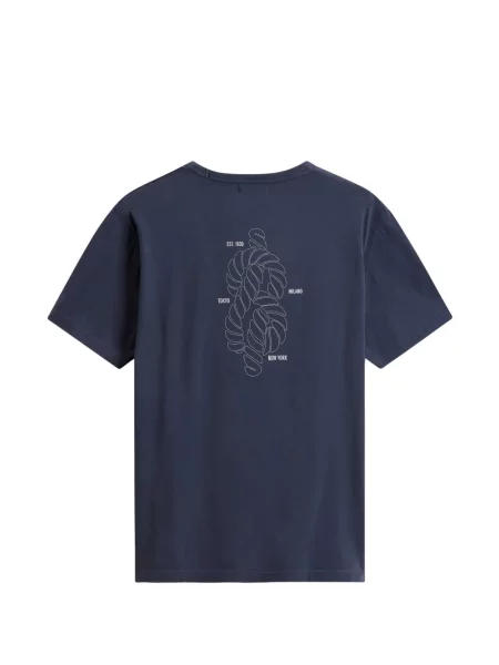 Tricou Woolrich cu imagine albastru