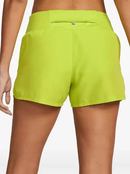Pantaloni scurți Nike alergare cu talie înaltă în carouri albastru