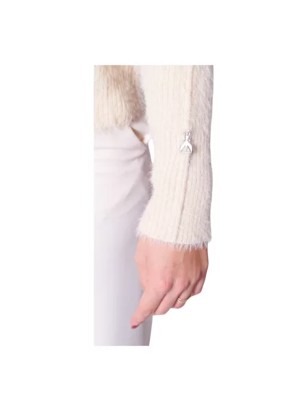 Sweter Patrizia Pepe biały