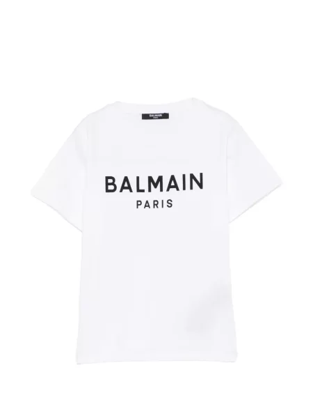 Koszulka dziecięca Balmain biała