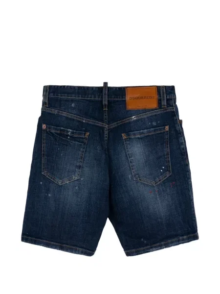 Pantaloni scurți Dsquared2 cu buline roșu