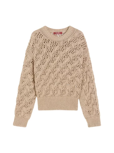 Sweter Max Mara Studio brązowy
