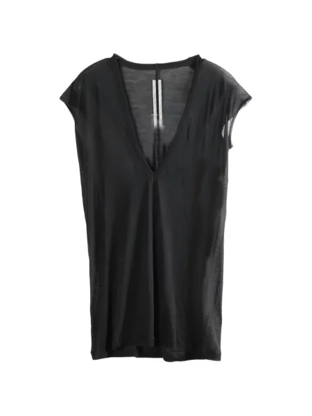 Tricou Rick Owens cu decolteu în V negru