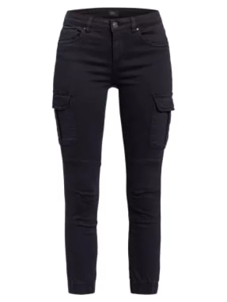 Only Cargo Kalhoty black černé