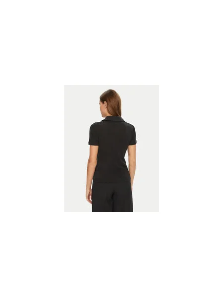 Tommy Hilfiger Pólóing Slim Fit fekete