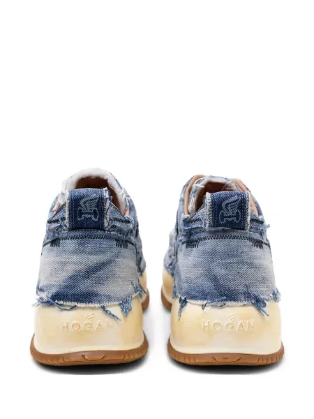 Sneakerși Hogan cu platformă albastru