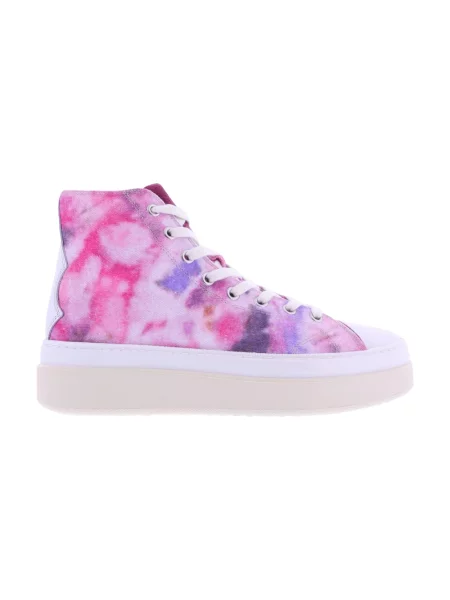 Sneakersy Isabel Marant z nadrukiem różowe