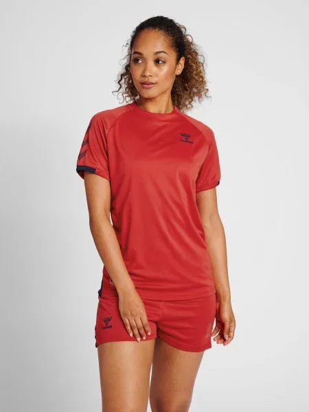 Koszulka Hummel action S/S pomarańczowa