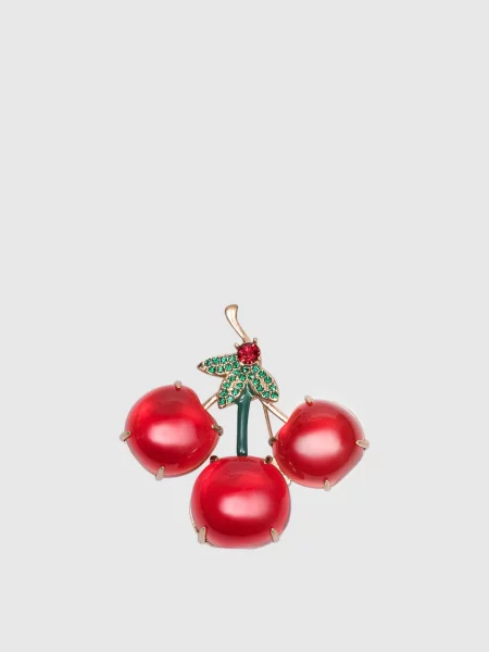 Брошка ALEONE у формі ягід Max Mara Weekend червона