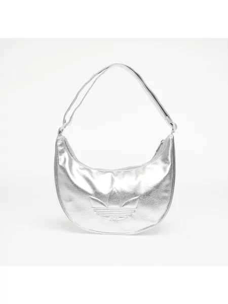 Adidas Дамска чанта Adicolor Half Crescent Bag Metallic Pu Сребрист