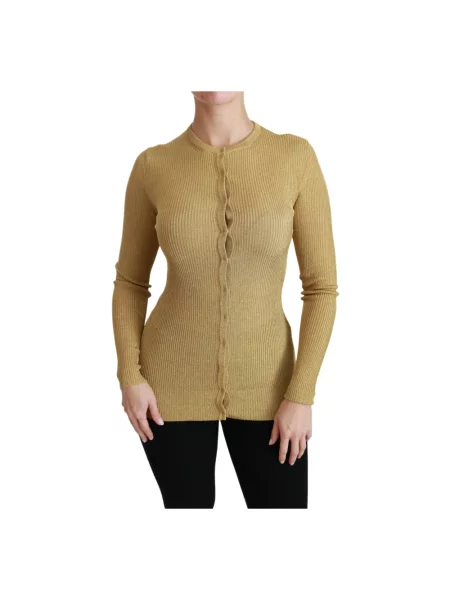 Bluza Dolce And Gabbana z nadrukiem z długim rękawem szara