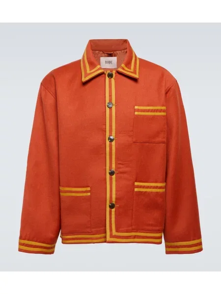 Volnena jakna Bode rdeča