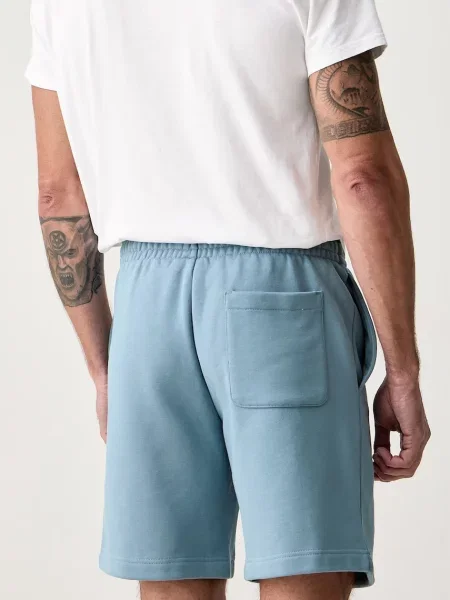 Lacoste szorty dresowe z bawełną niebieskie